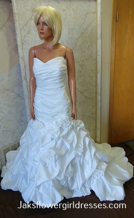 Pick Up Mermaid Wedding Dress